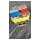 Pyrex refrigerator glass - some fading and chips