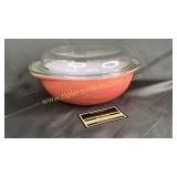 Pyrex desert dawn bowl with lid