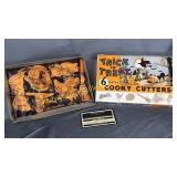 Vintage truck or treat cooky cookie cutters in