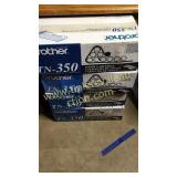 4 brother tn-350 toner cartridges