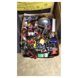 Box of hot wheels & toys