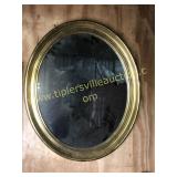 gold tone mirror 22x25