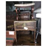 night stand & cherry ottoman project pcs both