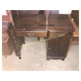 Pine  desk w/ drop ledge perfect for dorm