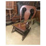 Antique Walnut rocker