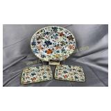 3 matching daher metal trays