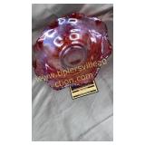 Ruby carnival bowl