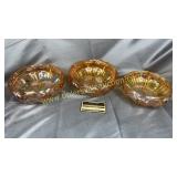 Set of 3 carnival bowls