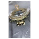 Sheridan silverplate serving piece with fire king