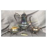 Sheridan silverplate tea service