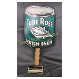 Tube Rose snuff advertising fan