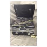 Memorex record player and CD player