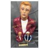 James dean bust and salt and pepper shakers