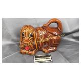 Vintage hound dog cookie jar