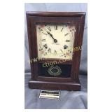 Antique Seth Thomas kitchen clock with pendulum