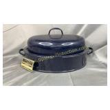 Savory Jr enamel ware roaster pan