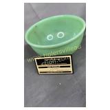 Small fire king jadeite mixing bowl