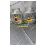 Vintage kitchen jars with southwestern scenes