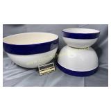 Set of 3 mixing bowls-made in Portugal