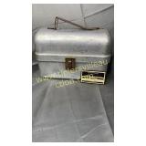 Vintage aluminum lunch box