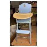 Vintage metal toy high chair for dolls