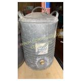 Galvanized water cooler