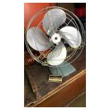 Metal desk fan