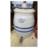 2 gallon stoneware dispenser with lid