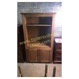 Oak media cabinet quality made 36x66"h would make