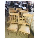 Set of 6 quality antique chairs sold 6x