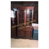 Mahogany china cabinet