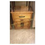 Small oak cabinet