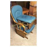 Platform rocker w/ottoman