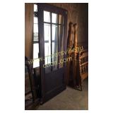 Antique exterior door