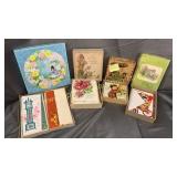 4 boxes of vintage assorted greeting cards