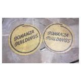 Pair of fiberglass bonanza signs