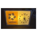 Tire starz clock light as is