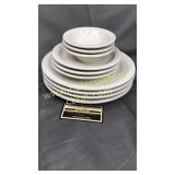 10pcs homer Laughlin diner dishes