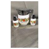 Corningware Spice of life syrup pitcher and