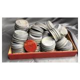 Box of zinc lids