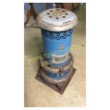 Blue enamel perfection kerosene heater