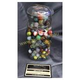 Jar of marbles