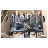 Box of 7 wood planes