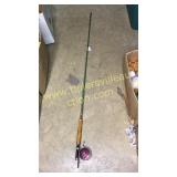 Vintage fishing pole and reel