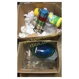 2 boxes glassware, stems, mugs