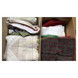 2 boxes of linens