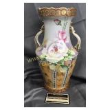 Handpainted Nippon urn