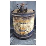 Gulf 5gal oil can
