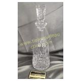 Heavy waterford crystal decanter stopper has