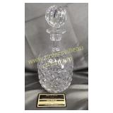 Short heavy crystal decanter quilt pattern